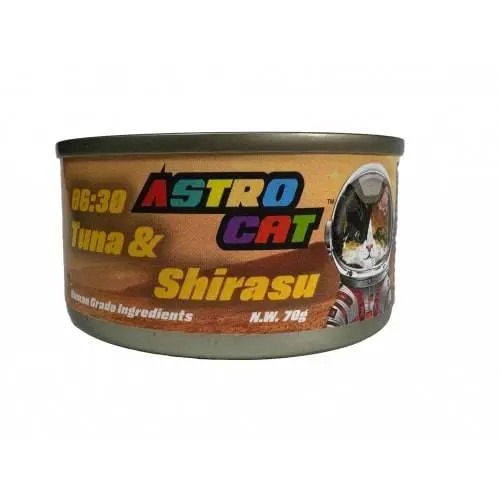 ASTRO CAT 無穀物肉絲 Tuna & Shirasu 魩仔魚(白飯魚)+吞拿魚 70g